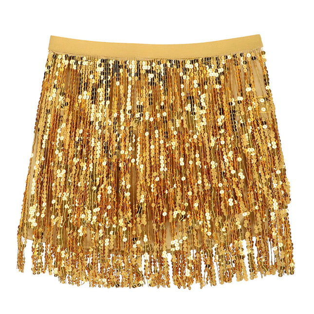 Mini nederdel Sparkle - Guld