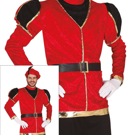 Pietenpak rød/guld