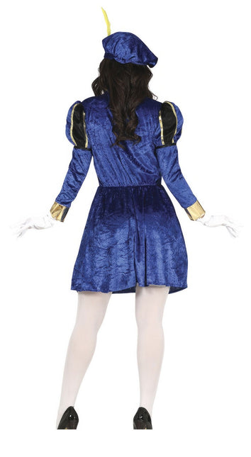 Pietenpak-kjole blå