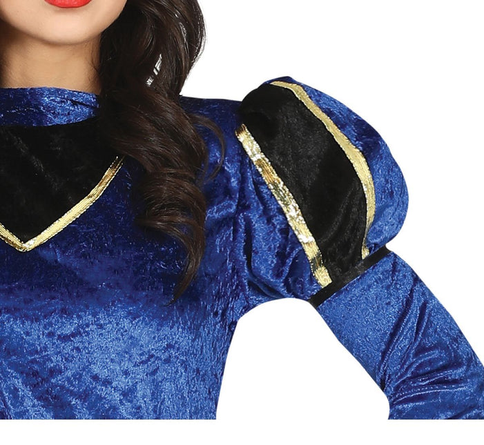 Pietenpak-kjole blå