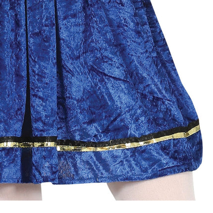 Pietenpak-kjole blå