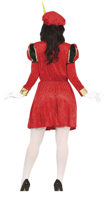 Pietenpak-kjole rød