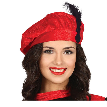 Pietenpak-kjole rød