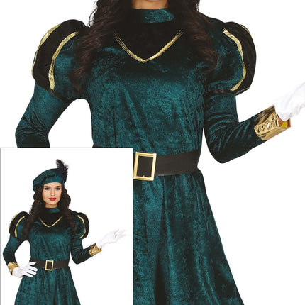 Pietenpak-kjole grøn