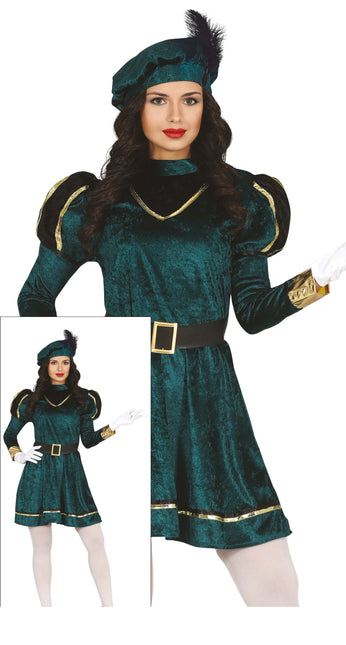 Pietenpak-kjole grøn