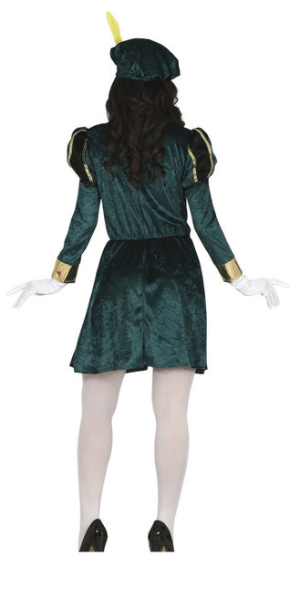 Pietenpak-kjole grøn