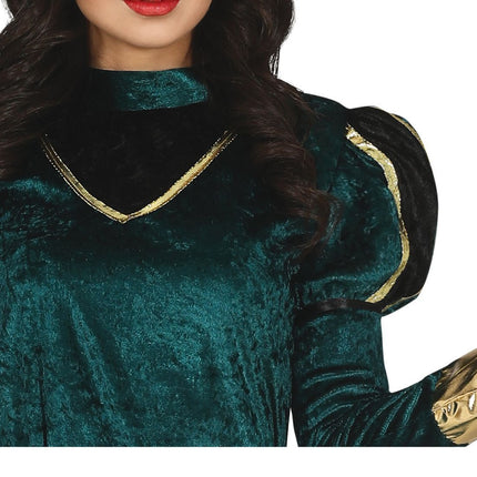 Pietenpak-kjole grøn