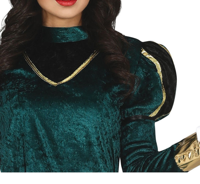 Pietenpak-kjole grøn