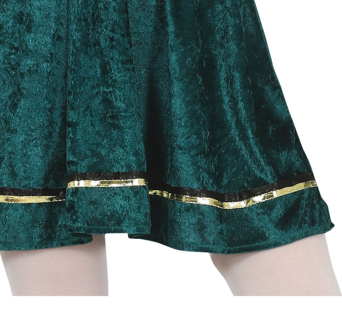 Pietenpak-kjole grøn