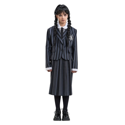 Onsdag Skoleuniform Kostume til piger, 3-delt