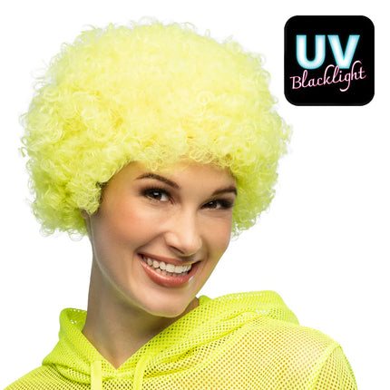 Paryk Curly, neongul, UV