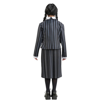 Onsdag Skoleuniform Kostume til piger, 3-delt