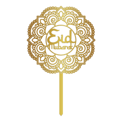 Eid Mubarak Cake topper Akryl