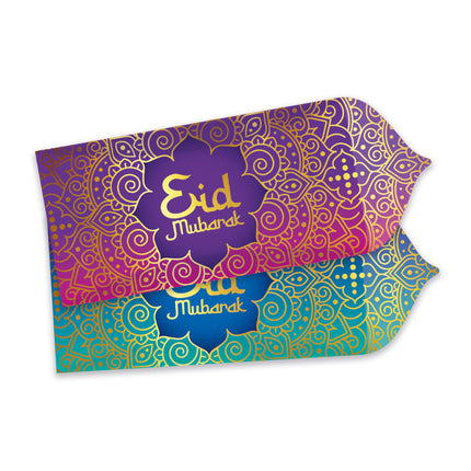 Eid Mubarak-gavekort 17,5 cm, 4 stk