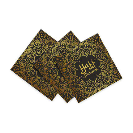 Servietter Hajj Mubarak 33 cm, 20 stk