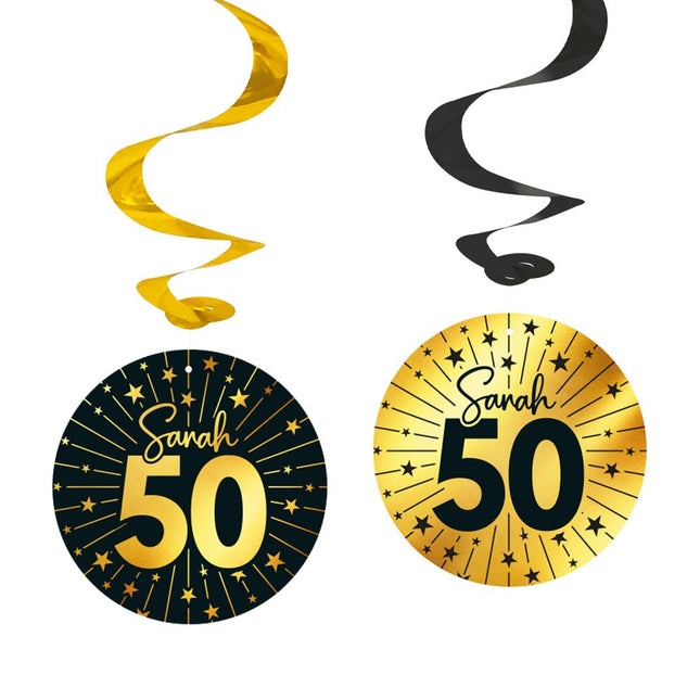 50 Jaar Hangdecoratie Sarah 4st van WeFiesta koop je bij Partywinkel