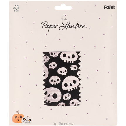 Pull-top lanterne Death Heads - 16 x 22 cm