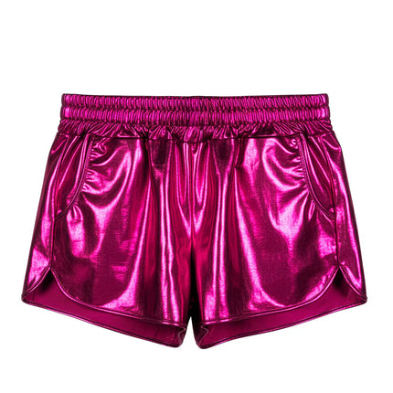 Hotpants, skinnende lyserøde
