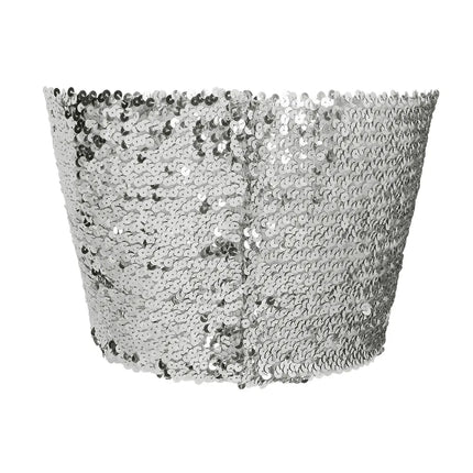Top Sparkle sølv (M/L stretch)