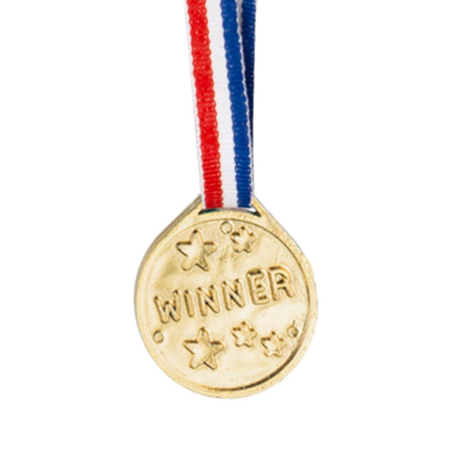 6 Medailles Winner 3.5cm van Boland koop je bij Partywinkel