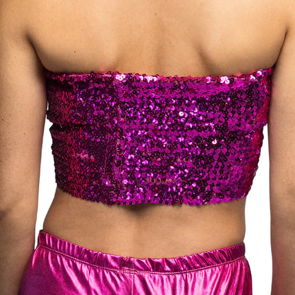 Top Sparkle lyserød (M/L stretch)