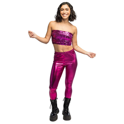 Top Sparkle lyserød (M/L stretch)