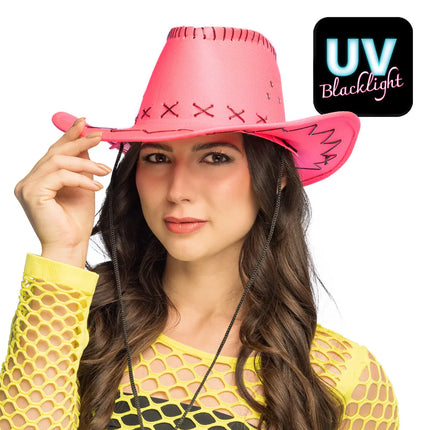 Cowboyhat Savanne neonrosa UV