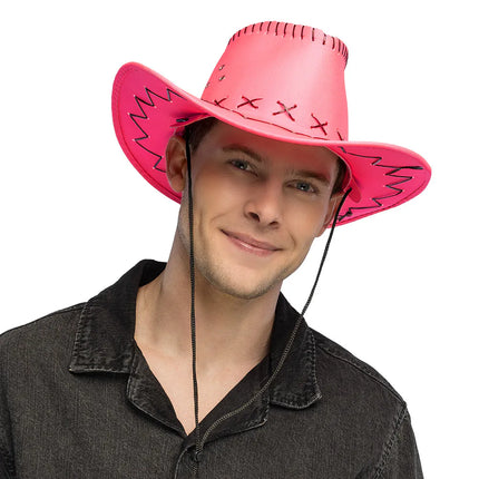 Cowboyhat Savanne neonrosa UV