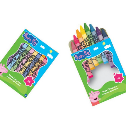 4 PEPPA PIG-farveblyantæsker