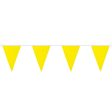 Polyester-flagline, gul (26 x 18 cm) (6 m)
