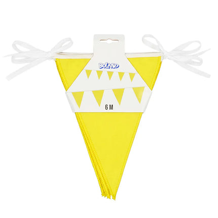 Polyester-flagline, gul (26 x 18 cm) (6 m)