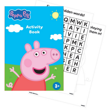 4 PEPPA PIG PTY-AKTIVITETSBØGER
