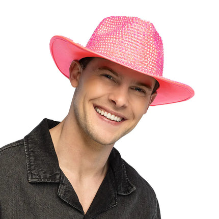 Cowboyhat Aurora neonrosa UV