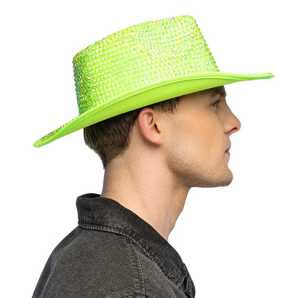 Cowboyhat Aurora, neongrøn, UV