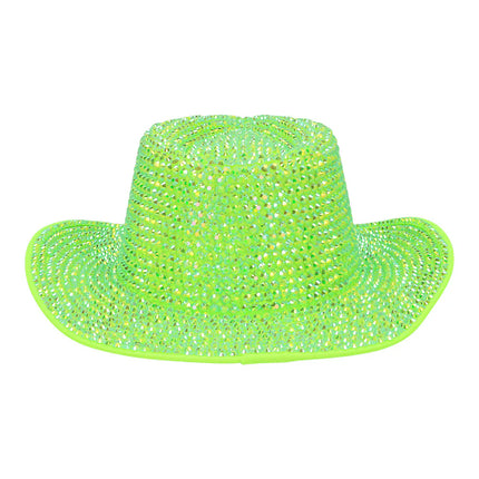 Cowboyhat Aurora, neongrøn, UV