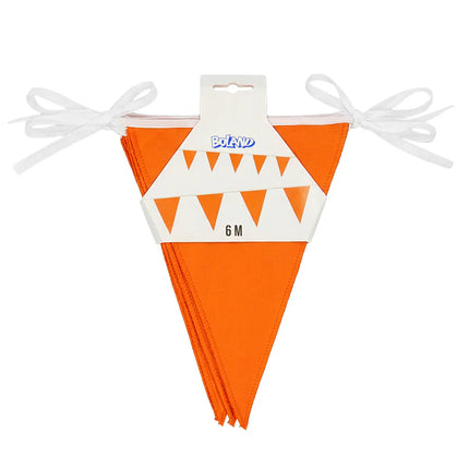 Flagline i polyester, orange (26 x 18 cm) (6 m)