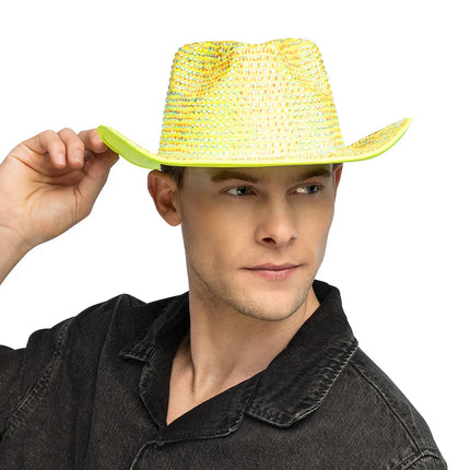 Cowboyhat Aurora, neongul, UV