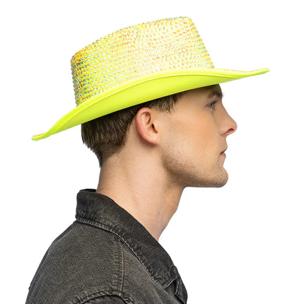 Cowboyhat Aurora, neongul, UV