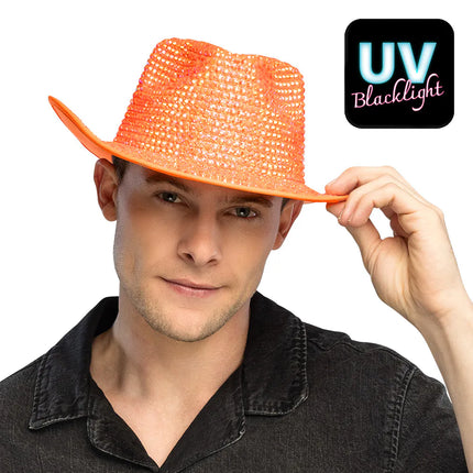 Cowboyhat Aurora neonorange UV