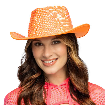 Cowboyhat Aurora neonorange UV