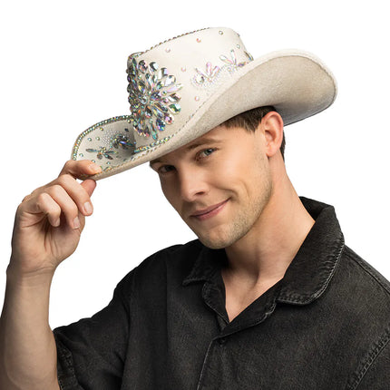Cowboyhat Crystal beige