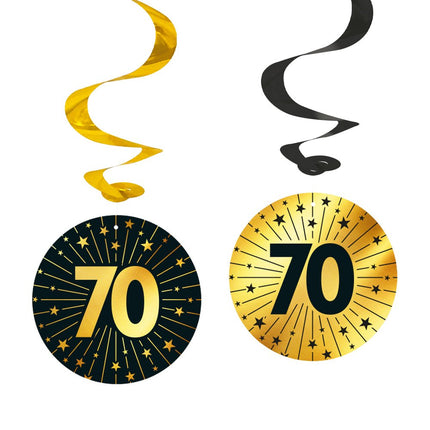 70 Jaar Hangdecoratie 4st van WeFiesta koop je bij Partywinkel