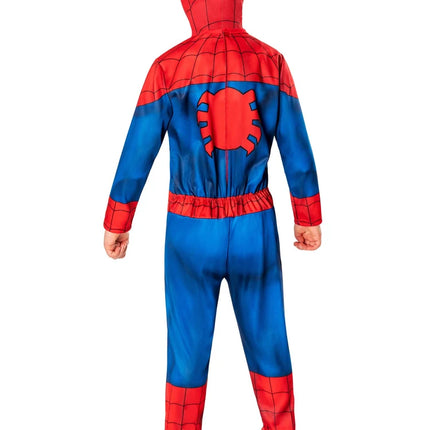 Spiderman-kostume, rødt og blåt, til drenge