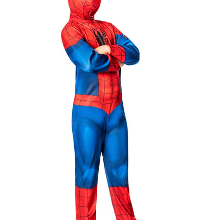 Spiderman-kostume, rødt og blåt, til drenge