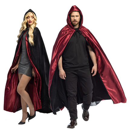 Halloween-kappe, sort og rød, »Creature Of The Night«