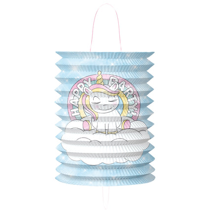 Unicorn-lygte »Happy Birthday«