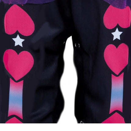 Halloween-kostume babyskelet lyserød