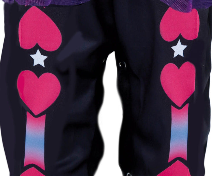 Halloween-kostume babyskelet lyserød