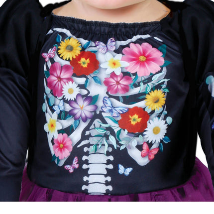 Dia De Los Muertos-kostume til baby