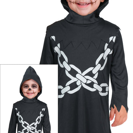 Halloween-kostume: sort-hvid halskæde til babyer